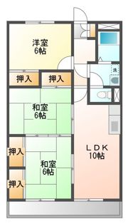 梢風園ウィンズビルの間取り画像