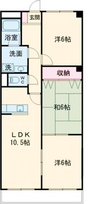エステート鵜沼の間取り画像