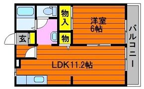 DNパレス Aの間取り画像