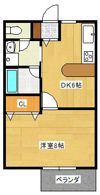 ディンプルハイツⅡの間取り画像