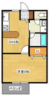 ディンプルハイツⅡの間取り画像