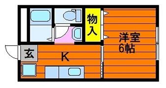DNパレス Bの間取り画像