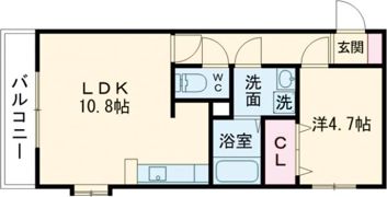 ハイリッヒ新屋敷の間取り画像
