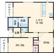 エトワールヴィルーR小阪本町ザ・レジデンスの間取り画像