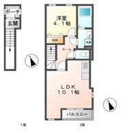 ヴァンヴェール（Vent Vert）の間取り画像