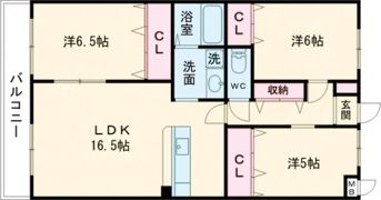 ショーンマンションⅡの間取り画像
