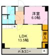 元町田中マンションの間取り画像