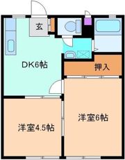 パナハイツ関口Aの間取り画像