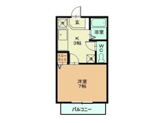 カンパーニュ出屋敷Ⅰの間取り画像
