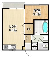 modern palazzo J-BLUEの間取り画像