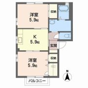 サニーハイツ・サチEの間取り画像