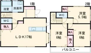 ST石原貸家の間取り画像