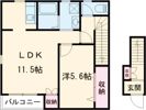 メゾン村川Ⅲの間取り画像