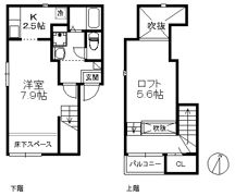 ピュール九研の間取り画像