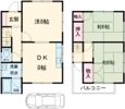 行田市西新町 芝貸家Ⅱの間取り画像