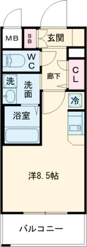 エヴァステージ神戸六甲の間取り画像