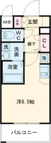 エヴァステージ神戸六甲の間取り画像