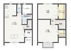 プリエ ル シエルの間取り画像