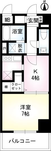アベニュー白河の間取り画像