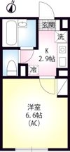 ヴェラハイツ川崎の間取り画像