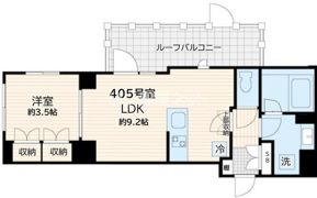 アルカンシエル新宿大京町の間取り画像