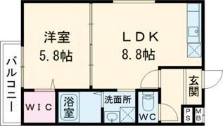 フジパレス伊丹北本町Ⅱ番館の間取り画像