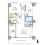 Brillia Tower 聖蹟桜ヶ丘 BLOOMING Rの間取り画像