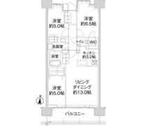 パークホームズ亀有ガーデンズコートの間取り画像