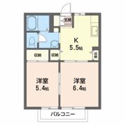 ディーセントBの間取り画像