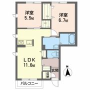 アルカンシエルIIIの間取り画像