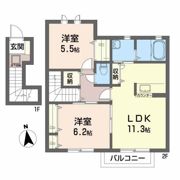 シャーメゾン・ホ・ラグッチ56－Bの間取り画像