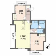 ShaMaison CourageVIの間取り画像