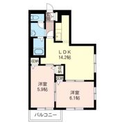 コンフタブルの間取り画像