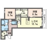 オベロンの間取り画像
