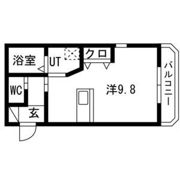 HCフラッツ六甲高羽IIの間取り画像