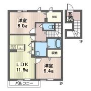Bright Courtの間取り画像