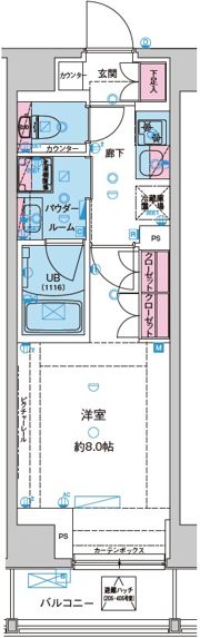 GENOVIA北池袋Ⅱの間取り画像