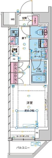 GENOVIA北池袋Ⅱの間取り画像