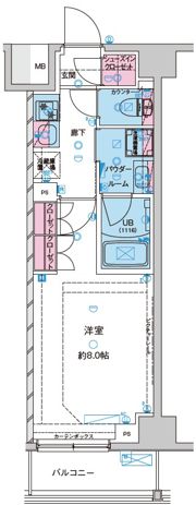 GENOVIA北池袋Ⅱの間取り画像