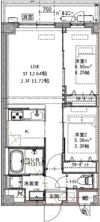 GENOVIA六町の間取り画像