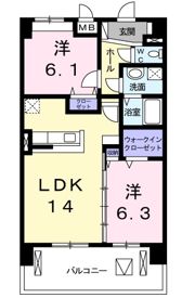 ヴィラージエの間取り画像