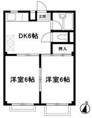 セラミックハイツ鶴見の間取り画像