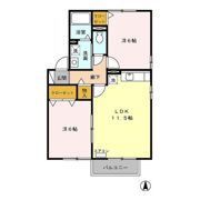 メナー Bの間取り画像
