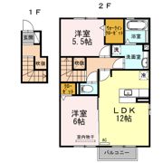 フォレスト Aの間取り画像