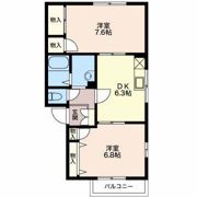 ぴゅあ ぐり－んべーる Bの間取り画像