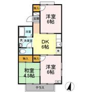 セジュール南吉方 A棟の間取り画像