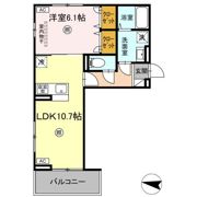 サニーサイド幸町Ⅱの間取り画像