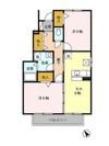 ローズコート夢 A棟の間取り画像