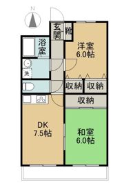 パークサイド早水 壱番館の間取り画像