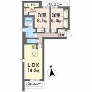 Crestieq長谷通りの間取り画像